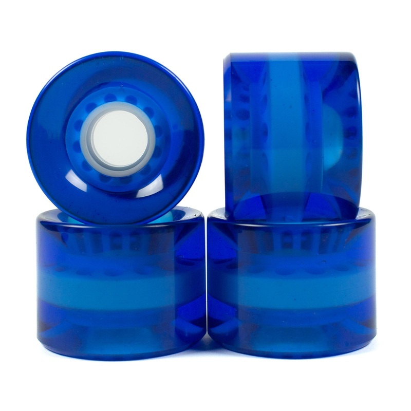 Blank 82A Clear Blue Cruiser Wheels (59mm) 82A 59 MM