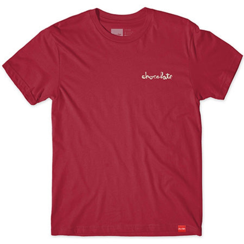 Chocolate Reflective T Shirt Cardinal Large