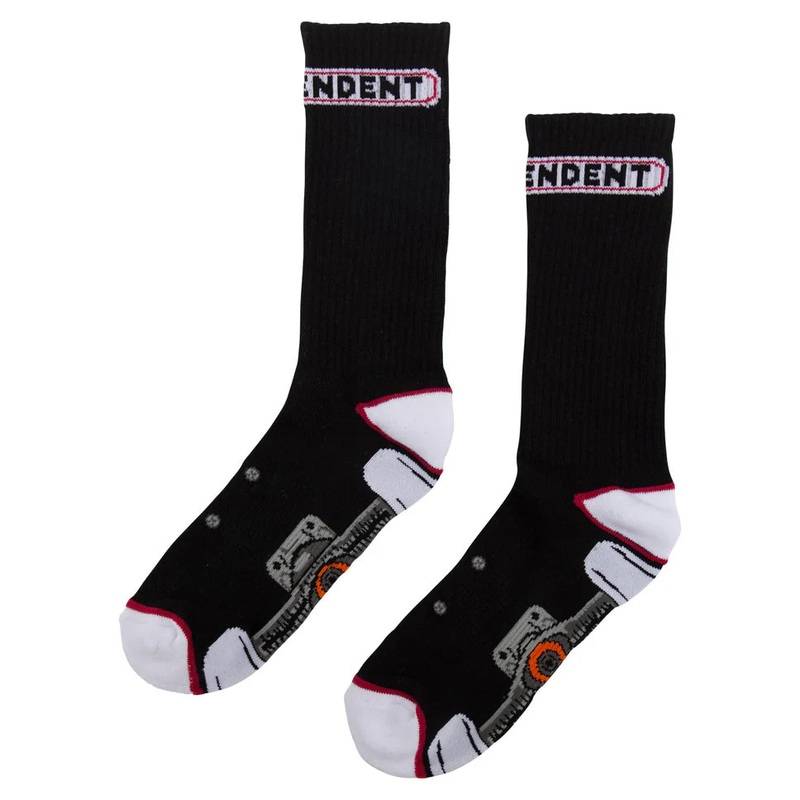 Independent Truck Crew Socks Black 9-11
