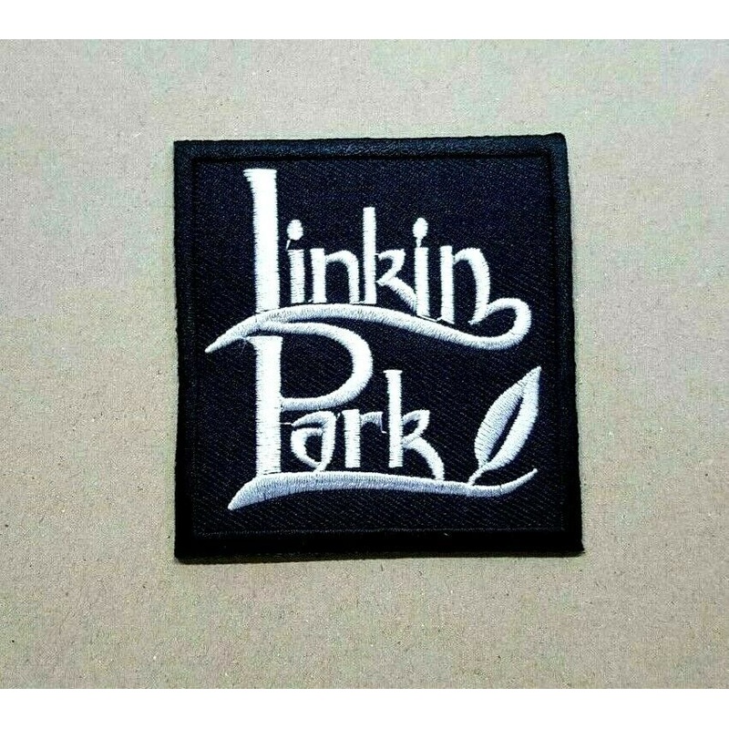 Linkin Park Leaf Logo Iron-On Patch 2.5″x3″ White