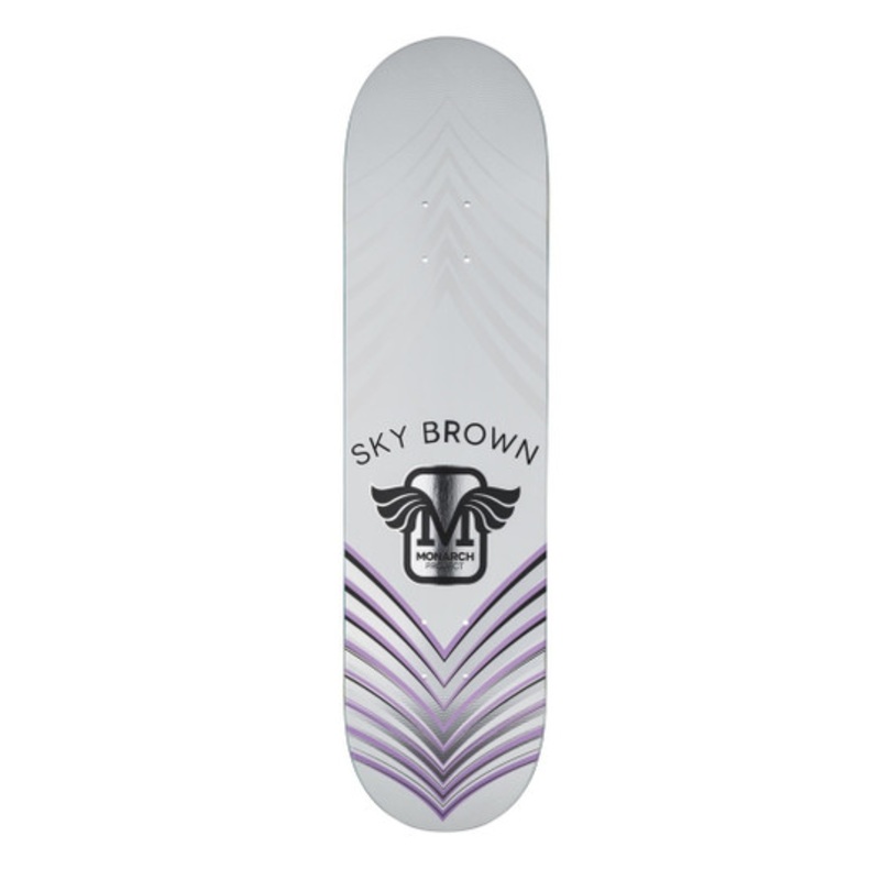 Monarch Project Sky Brown Light Purple Deck 7.75 in 7.75 in
