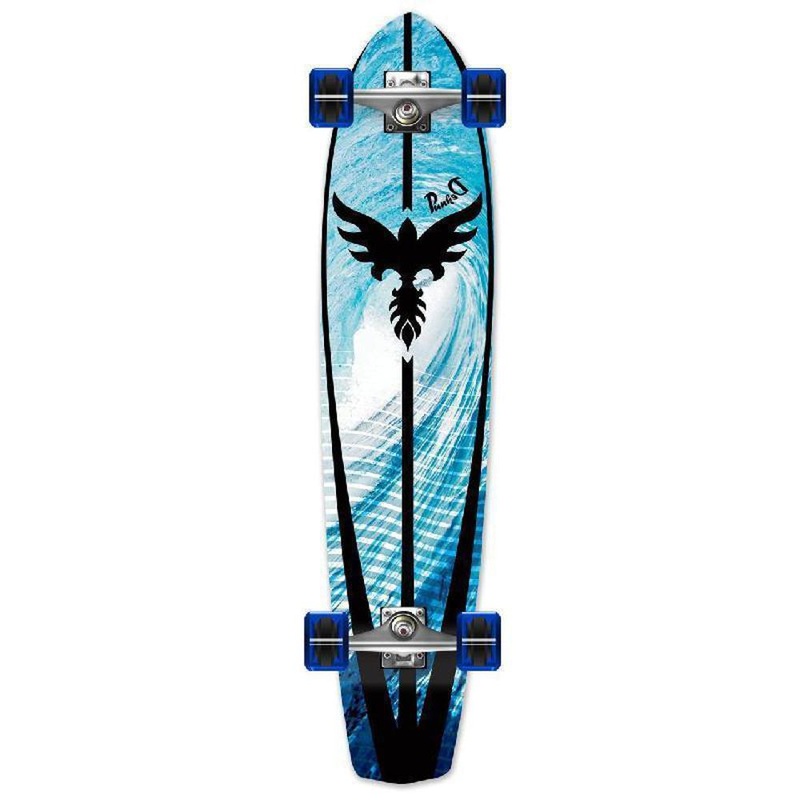 Punked Tsunami Slimkick Longboard Complete