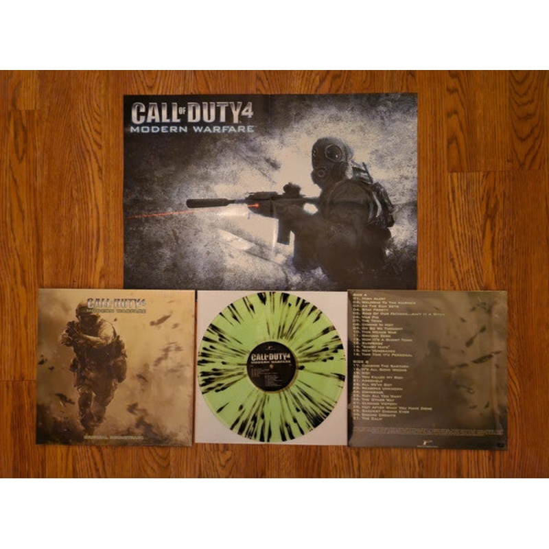 Soundtrack – Call Of Duty 4: Modern Warfare OST Splatter Color Vinyl LP Record *Unofficial Release*