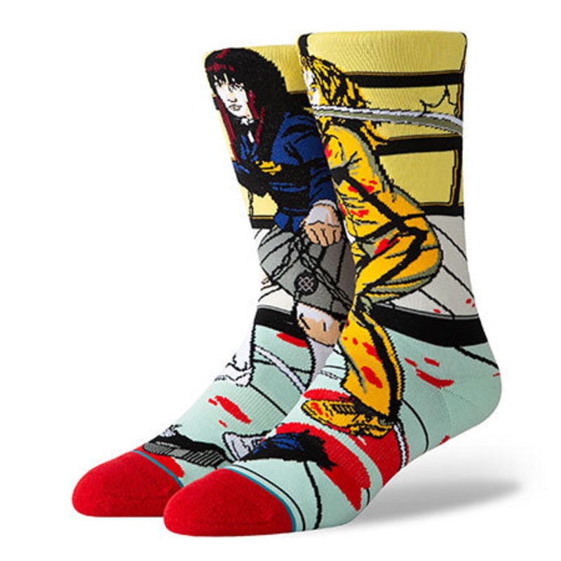 Stance Kill Bill The Bride And Gogo Socks Yellow Large