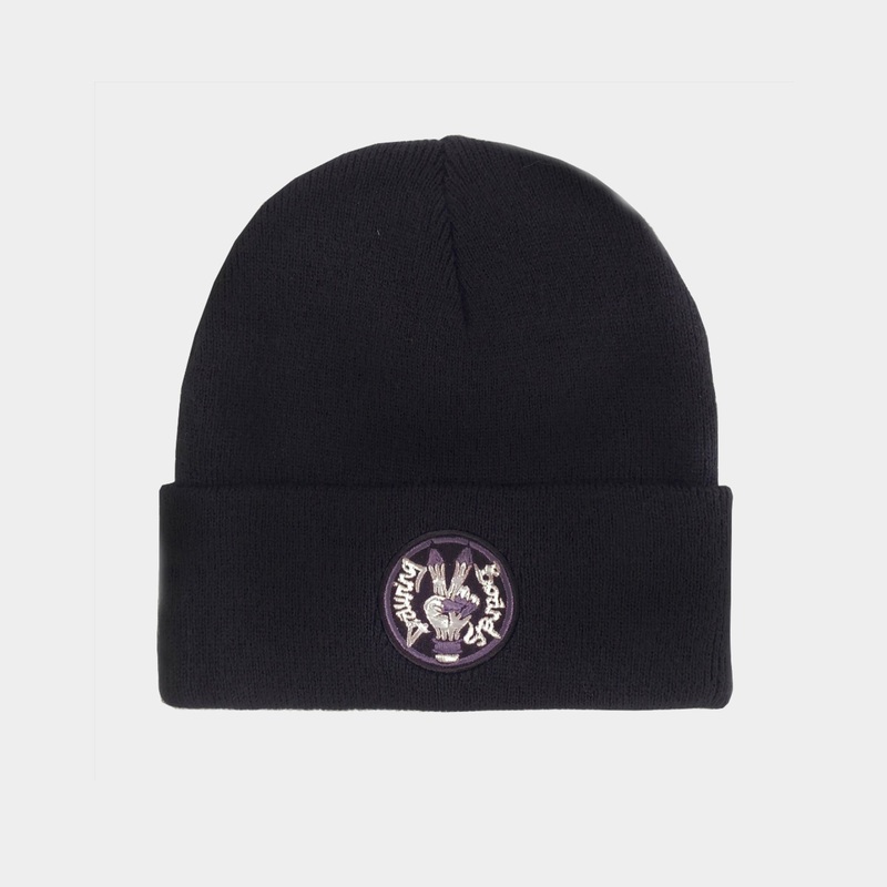 The Drawing Boards Fold Up Beanie – Black
