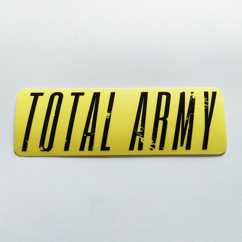Total Bikes BMX Sticker – “Total Army” black
