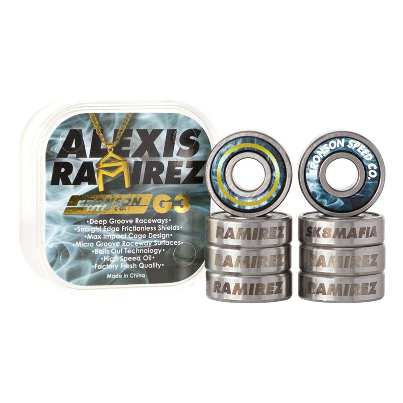 Alexis Ramirez G3 Bronson Skateboard Bearings No Color No Size