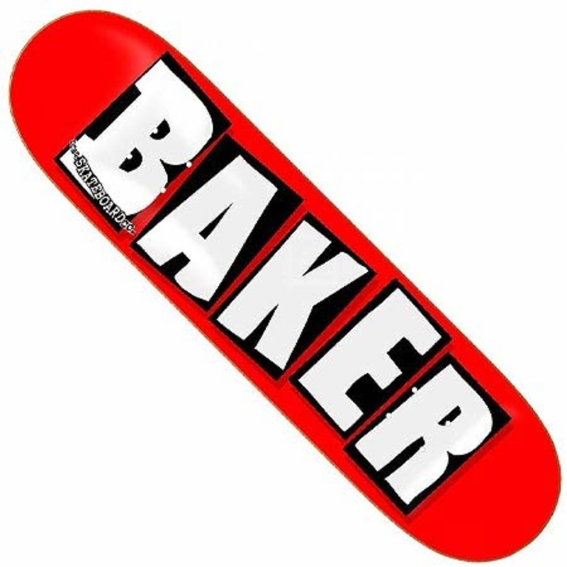 Baker Brand Logo Deck Red/ White 7.3 X 29.5 WB:13.2