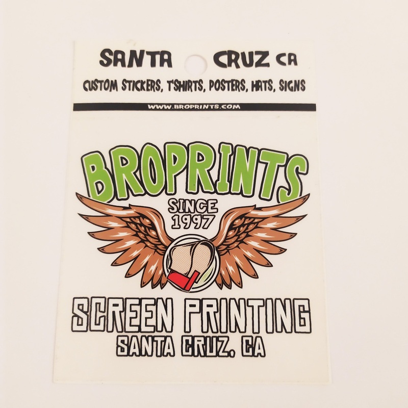 Broprints Skateboard Sticker