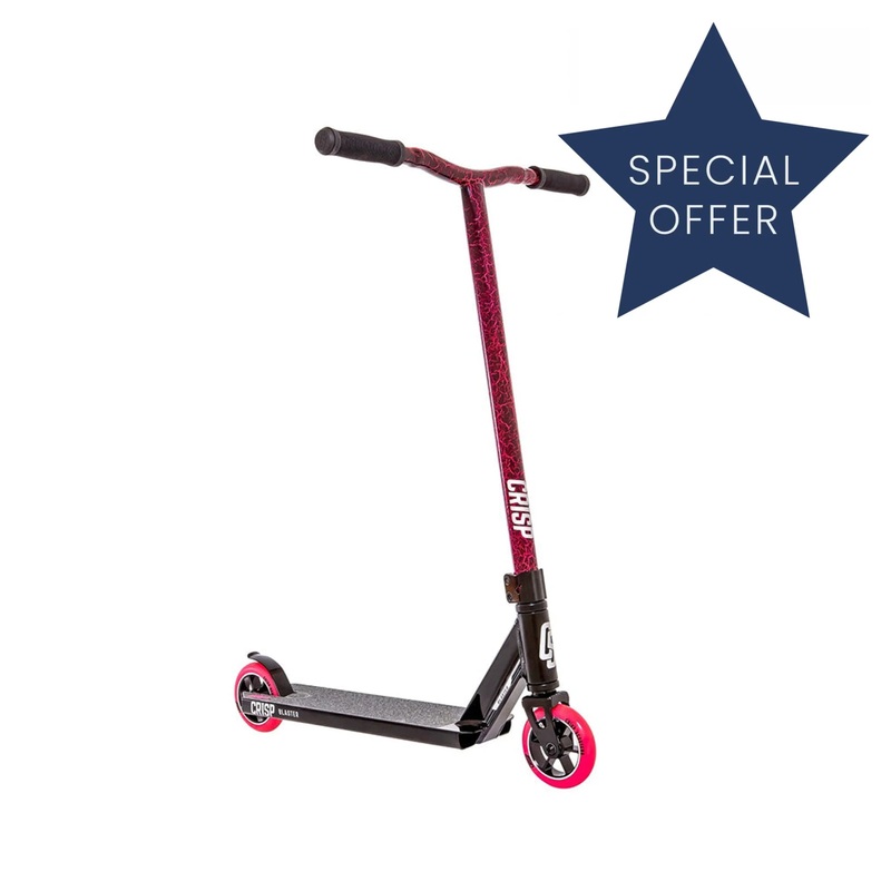 Crisp Blaster Complete Scooter – Black / Pink Cracking