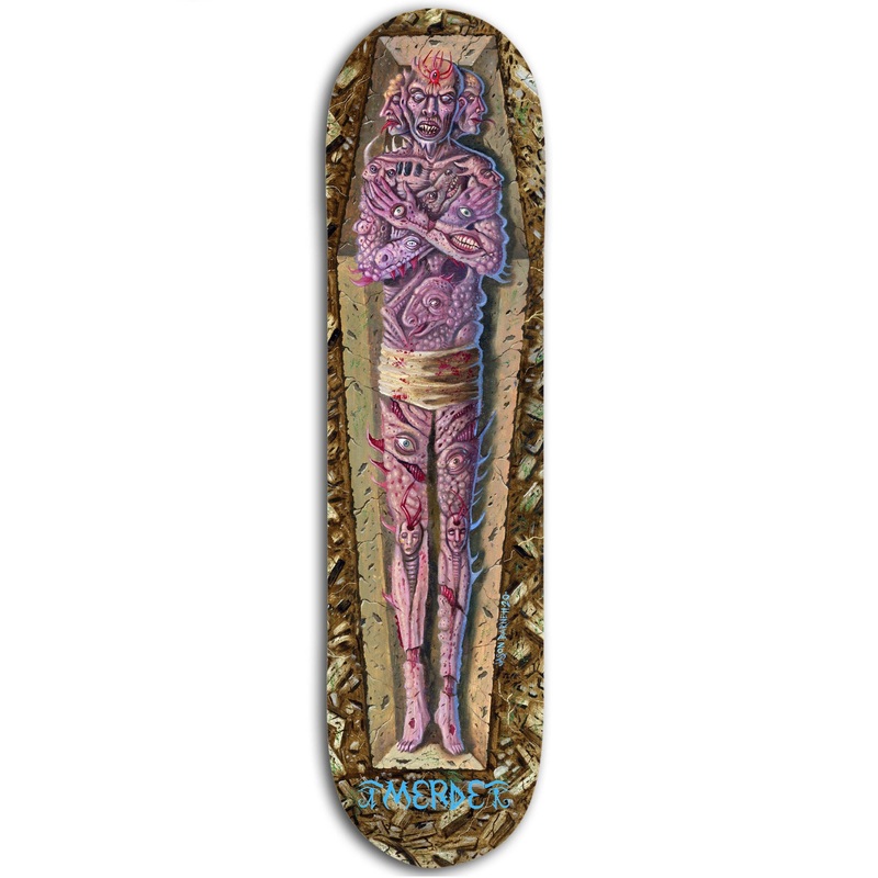 Merde Skateboards “Sarcophagus” Assorted Sized Deck 8.5″