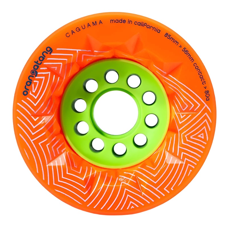 Orangatang Caguama Wheels Orange 85MM 80A 85mm