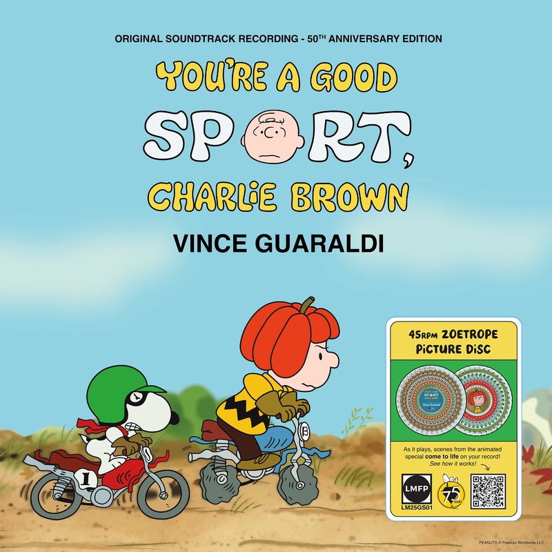*Pre-Order* Vince Guaraldi Quintet – You’re A Good Sport, Charlie Brown [45 RPM Zoetrope Vinyl] LP Record