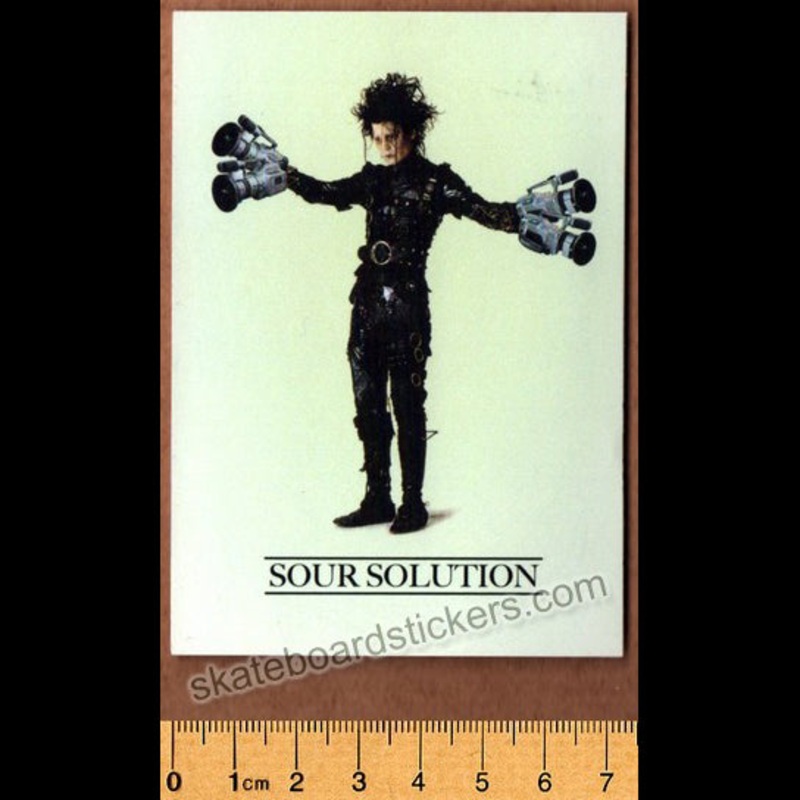 Sour Solution Skateboards Skateboard Sticker – Edward VX1000 Hands