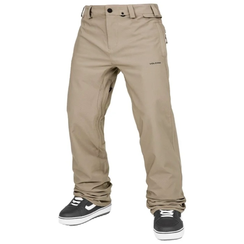 Volcom Freakin Snow Chino Snowboard Pants Chestnut Brown MD