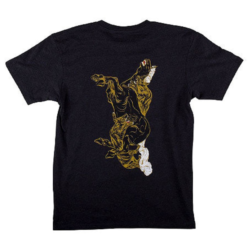 Welcome Skateboards Goodbye Horses T Shirt Graphite Small