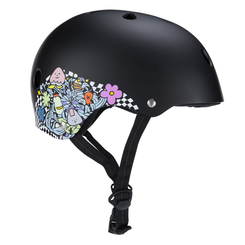 187 Killer Pads Lizzie Armanto Pro Skateboard Helmet w/ Sweatsaver Liner S Black