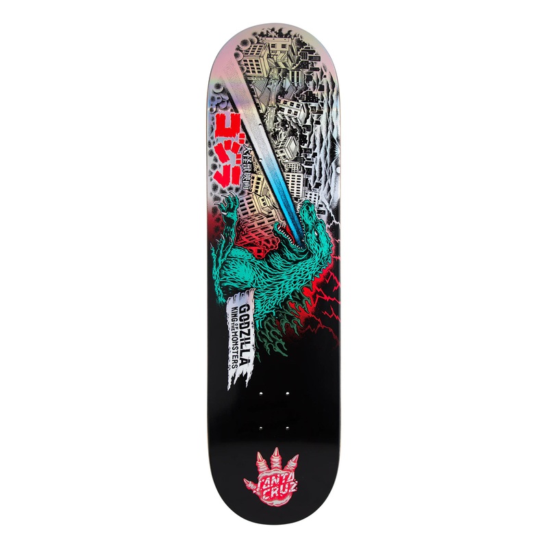 8.25in Godzilla O’Brien Reaper Santa Cruz Skateboard Deck