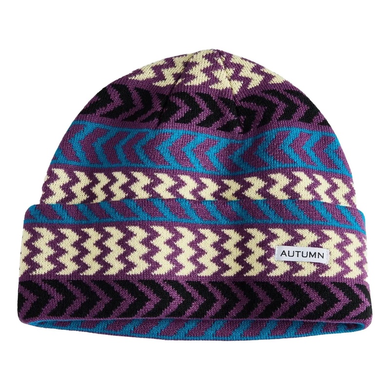 Autumn 2025  Select Chevron Beanie Eggplant