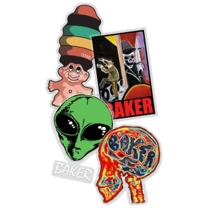 Baker Brain Donor Sticker Pack (4 Count)