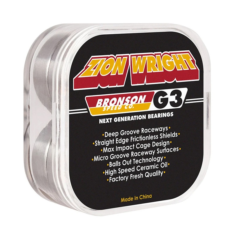 Bronson Speed Co. Bearings Zion Wright Pro G3 – Black/Orange