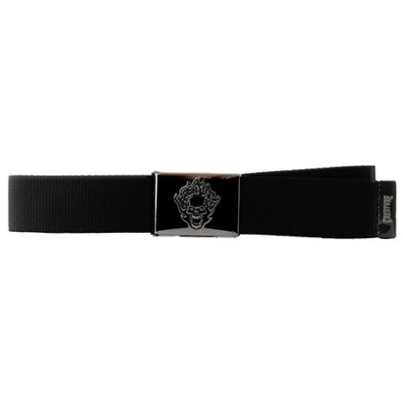 Creature Skateboards Bonehead Flame Web Belt Black One size fits all