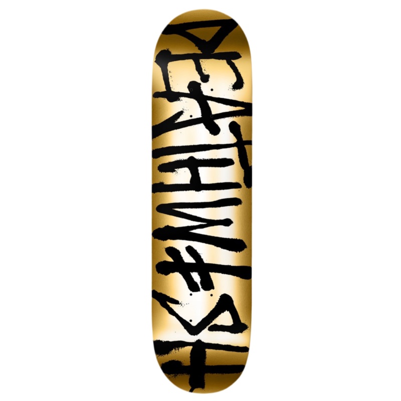 Deathwish Team El Dorado Spray Gold Foil 8.25″ Skateboard Deck 8.25″ WB 14.25″