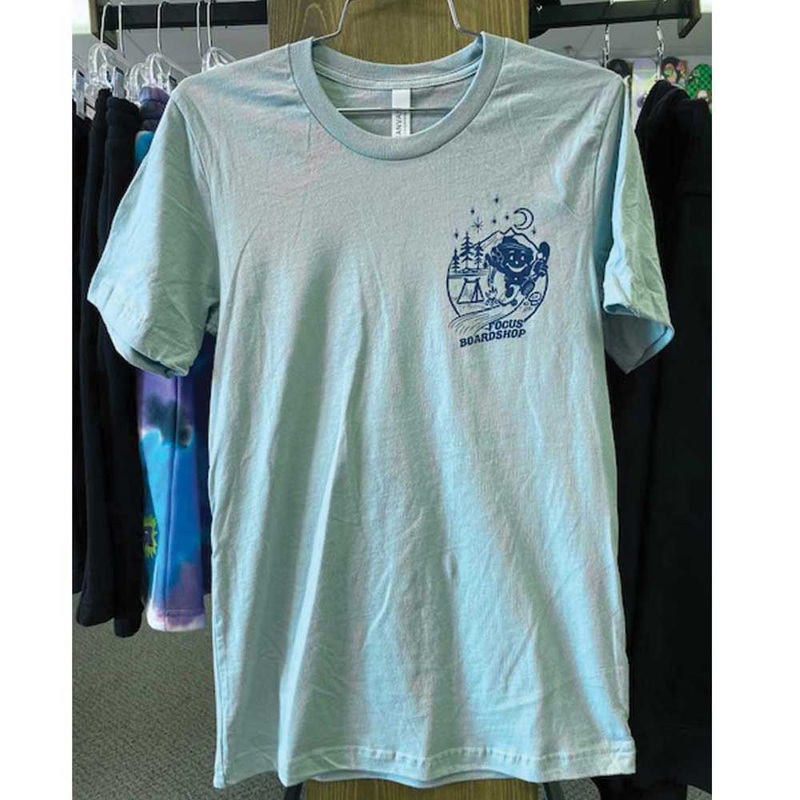 Focus Boardshop Wiscool Adventure Short Sleeve T-Shirt Small Heather Sea Green