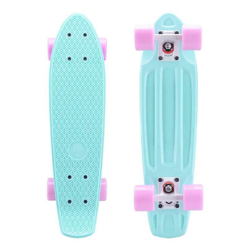 Fun Green 22″ Mini Cruiser Skateboard Complete