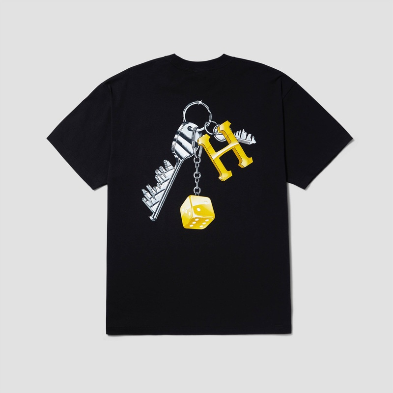 HUF Keys To The City T-Shirt Black Small