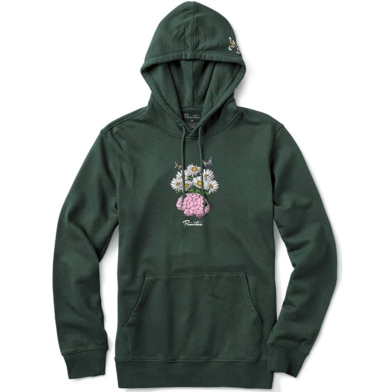 Primitive Mental Wealth Hoodie  X Large Green X Large