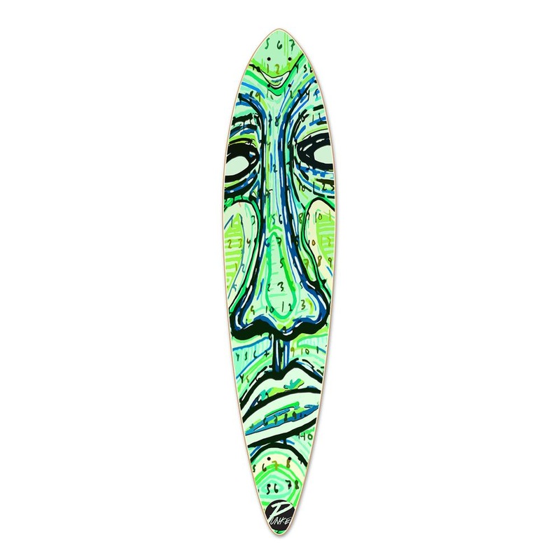 Punked Pintail Longboard Deck – Countdown Deck