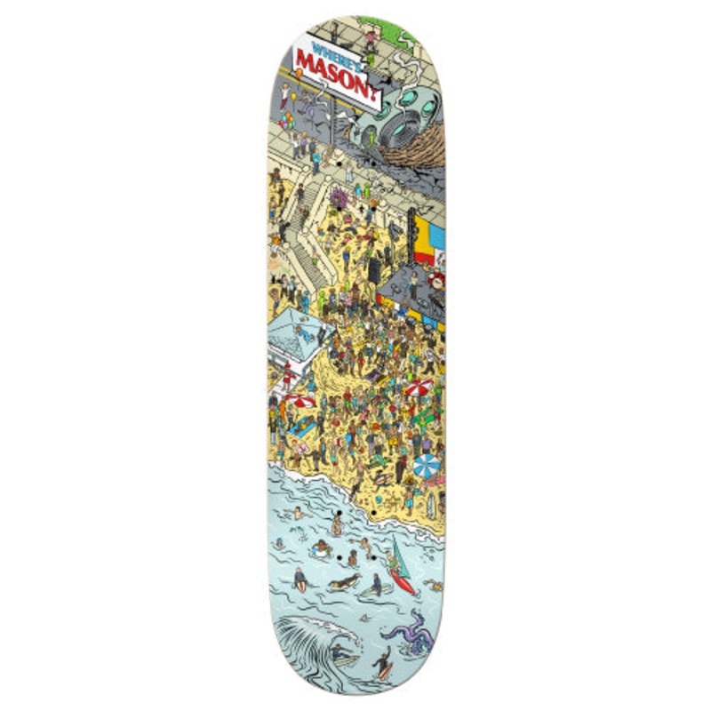 Real Where’s Mason Skateboard Deck 8.5″ 8.5″