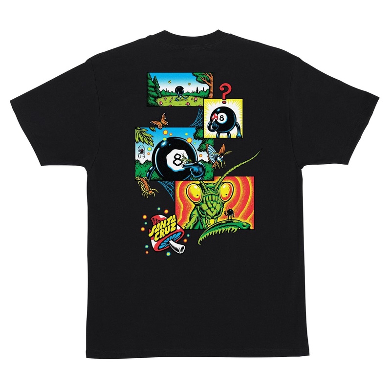 SANTA CRUZ WINKOWSKI 8BALLR COSMIC BLACK T-SHIRT M