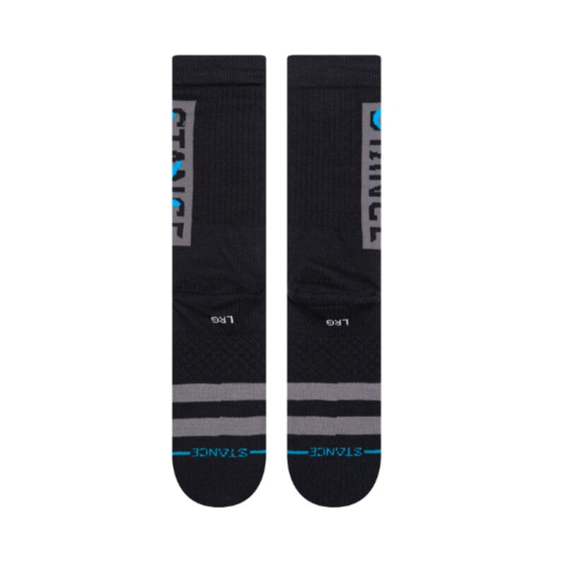 Stance Stash OG Crew Socks – Black Large