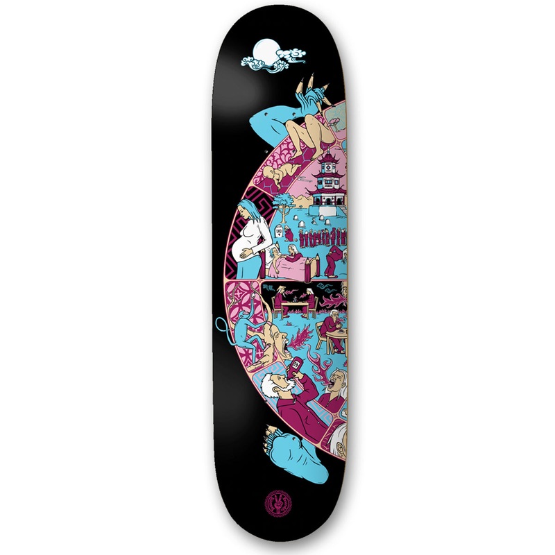 The Drawing Boards – 8.5″ – Wheel Of Life – Part 1 Deck