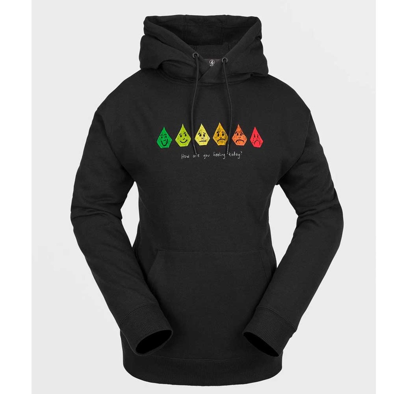 Volcom Melancon Pullover Hoodie Medium Black