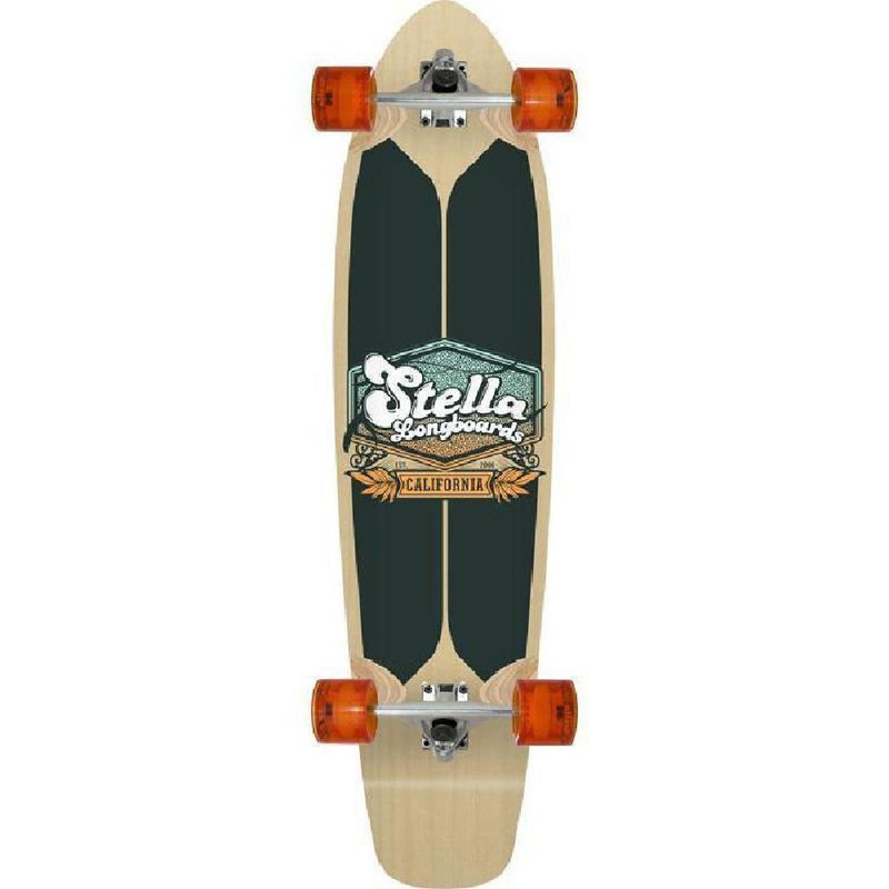 38″ Kicktail Longboard Stella Splitter Complete