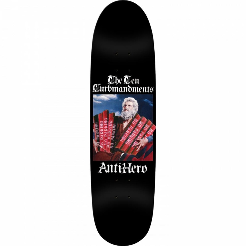 Antihero Ten Curbmandents Widow 8.5″ Skateboard Deck Deck