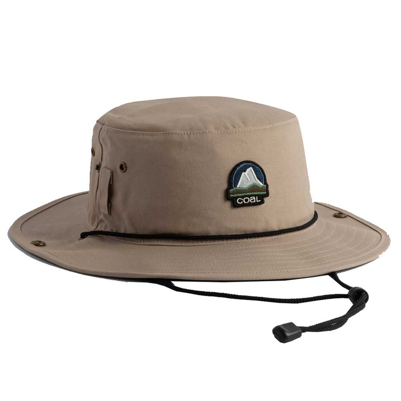 Coal Seymour Waxed Canvas Boonie Hat Medium Black