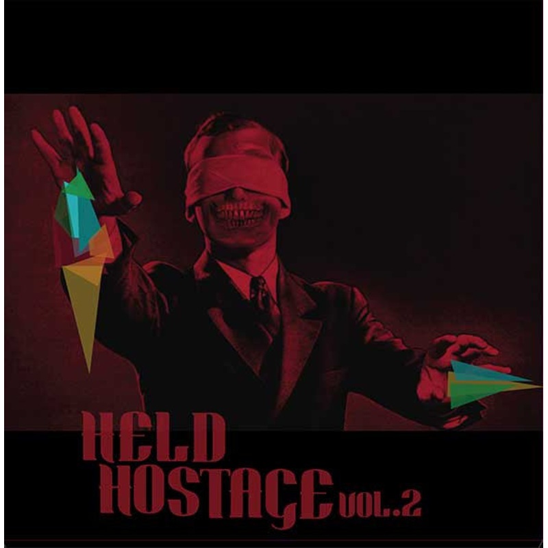 Compilation – Various Artists – Held Hostage Volume 2 Red With Blue Splatter Color Vinyl LP Record