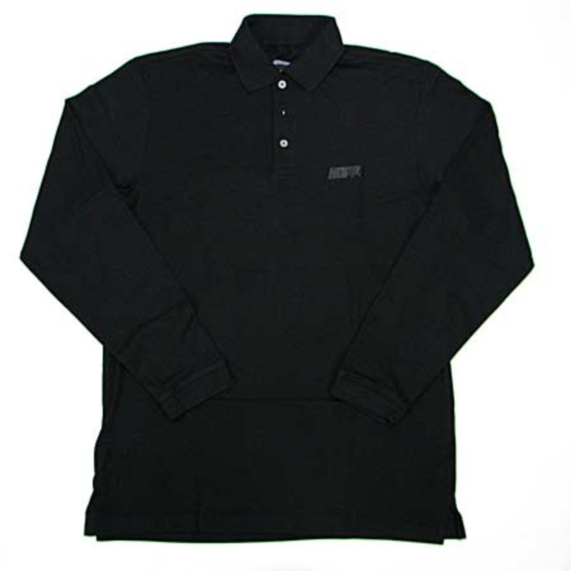 Hopps Big Hopps Long Sleeve Polo Shirt Black/ Black Large