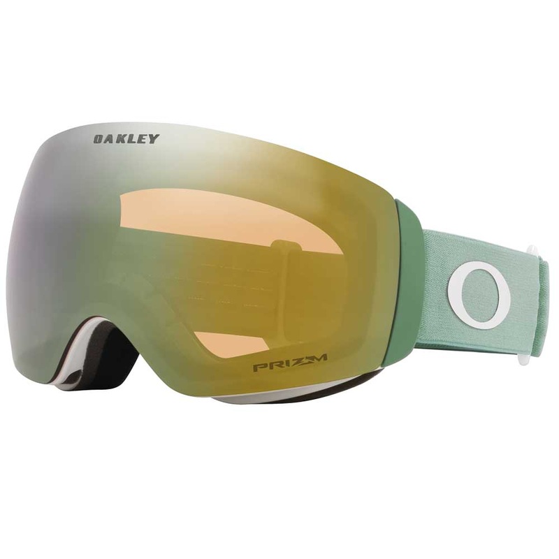 Oakley Flight Deck M Snow Goggles – 2025 Matte Jade with Prizm Sage Gold Iridium Lenses Matte Jade Gold