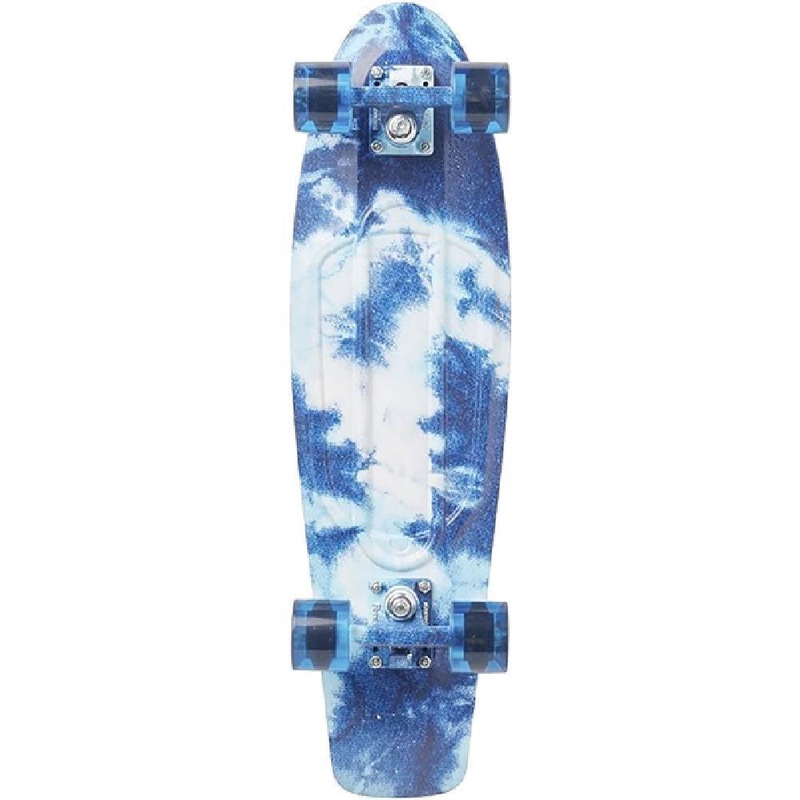 Original Penny 27″ Cracked Dye Blue Nickel Cruiser Complete