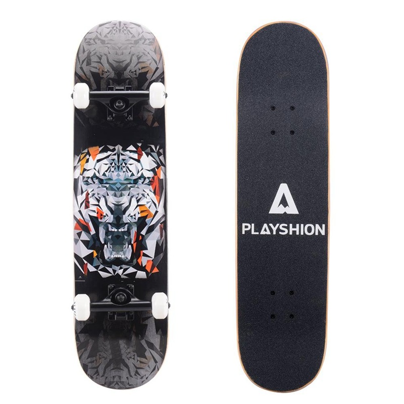 Playshion Tiger 31 Inch Trick Skateboard for Kids Complete
