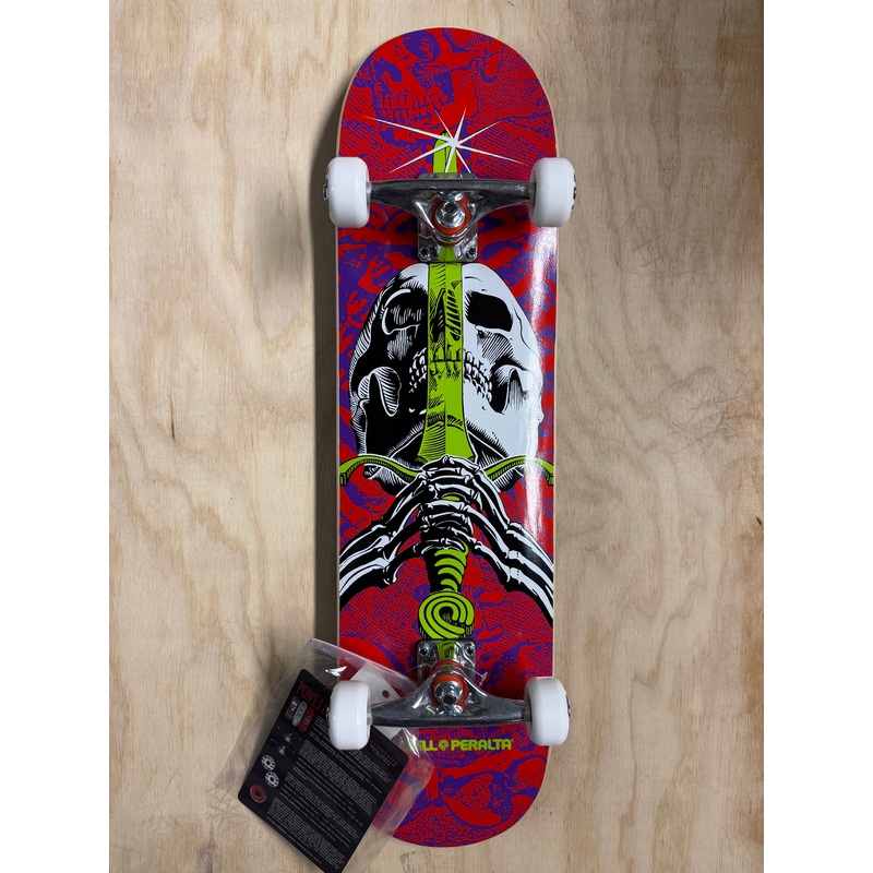 Powell Peralta Skull & Sword Complete Red/Purple- 8