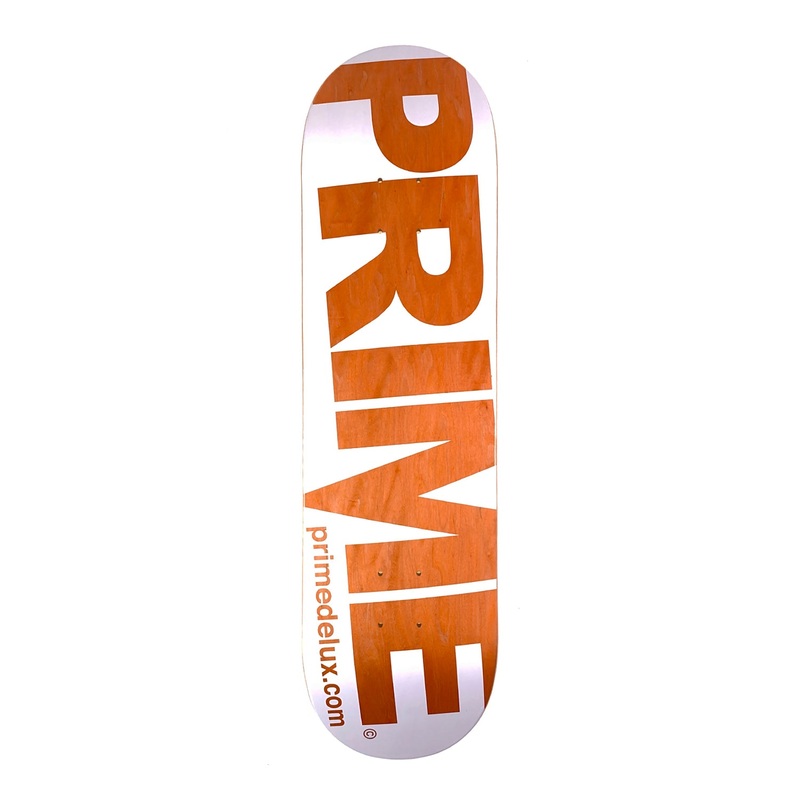 Prime Delux – 8.375″ – O.G Invert Deck – White / Orange