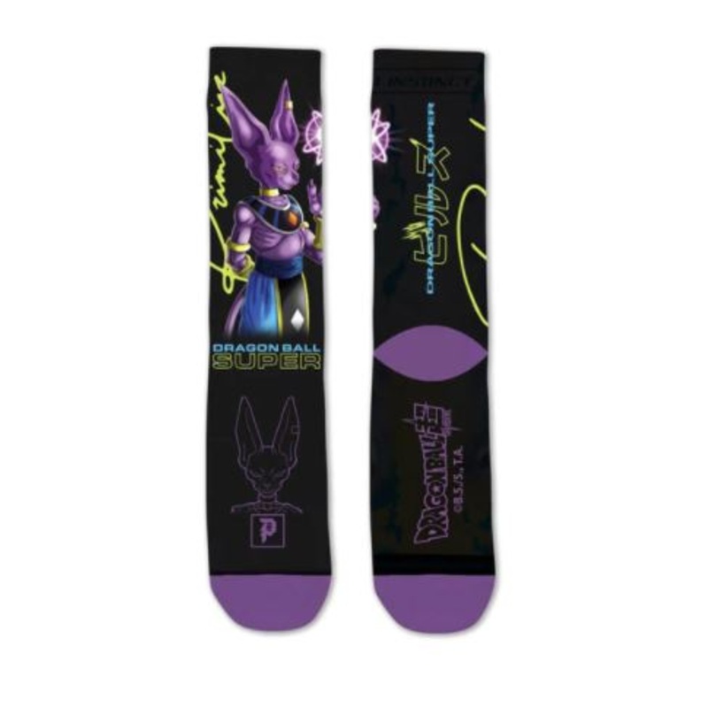 Primitive X Dragon Ball Super Beerus Orb Socks