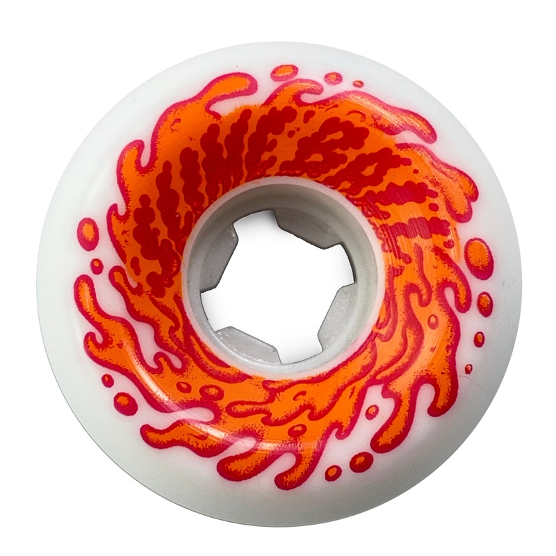 Santa Cruz Slime Ball Wheels Double Take Vomit Mini 97a White / Blue – 56mm