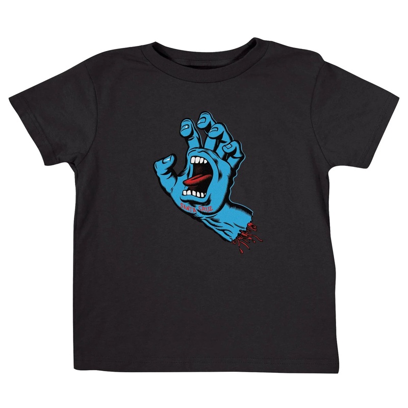 Screaming Hand Front S/S Lightweight T-Shirt Black 3T Kids Santa Cruz 18MOS